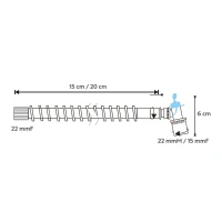 NOVO CM Smoothbore S Tubusverlängerung 50 Stück - Ab 15cm