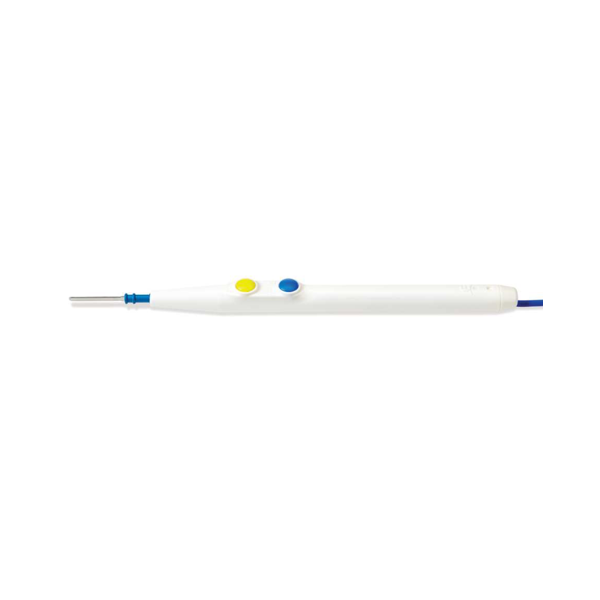 reLIANT steriler Einweg-Elektrodengriff mit Druckschalter, für 2,4mm Schaftdurchmesser, mit Messerelektrode und Stecker für Erbe-Geräte, mit 4,5m Anschlusskabel - 50 Stück