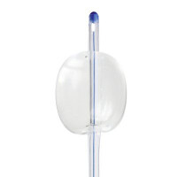 CARE FLOW Transurethraler Soft 2-Wege Silikonkatheter mit Nelatonspitze, 40cm, 10-30ml Blockung, 1 Stück  - ab CH 12
