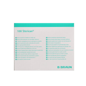 Sterican Standard-Einmalkanülen mit Luer-Lock Ansatz, 100 Stück - Gr. 1 = 20G x 1 1/2