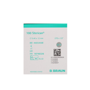 Sterican Standard-Einmalkanülen mit Luer-Lock Ansatz, 100 Stück - Gr. 1 = 20G x 1 1/2