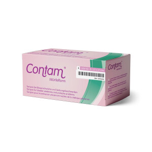 Contam Vaginaltampon Würfel, 5 Stück - Größe 2 (37x37mm)