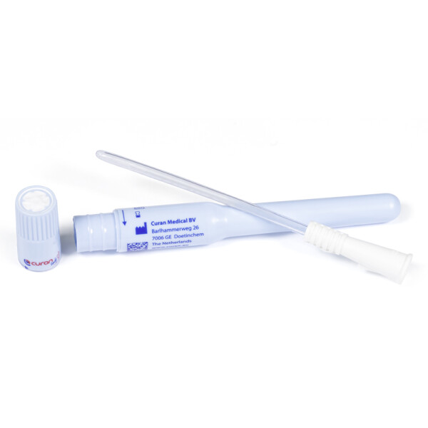 Curan Lady Kompakter ISK Einmalkatheter für Frauen mit Hydrogelbeschichtung, 8,5cm, 30 Stück, REF CURAN-CL12 - CH 12