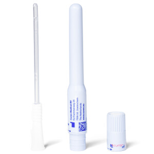 Curan Lady Kompakter ISK Einmalkatheter für Frauen mit Hydrogelbeschichtung, 8,5cm, 30 Stück, REF CURAN-CL12 - CH 12