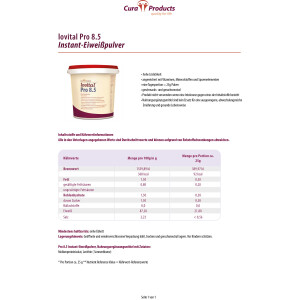 lovital Pro 8.5 Eiweißkonzentrat - 300g