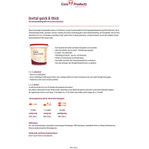 lovital quick & thick  - 220g