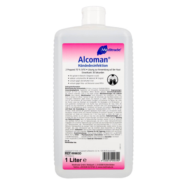 Händedesinfektion Alcoman - 1000ml