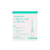 Sterican Insulinkanülen mit Luer-Lock Ansatz zur Insulininjektion, 100 Stück - 30G x 1/2