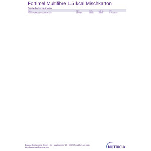 Fortimel Multifibre 1.5 kcal 32x200ml - Mischkarton