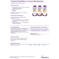 Fortimel Multifibre 1.5 kcal 32x200ml - Mischkarton