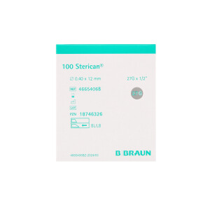 Sterican Insulinkanülen mit Luer-Lock Ansatz zur Insulininjektion, 100 Stück - 27G x 1/2