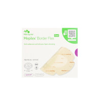 Mepilex Border Flex Schaumverband, selbsthaftend, 5 Stück - 7,8x10cm (oval)