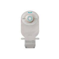SenSura Mio Konvex Light Soft Ausstreifbeutel, mit Gürtelbefestigung, 490ml, lichtgrau, 10 Stück - Ø 25mm