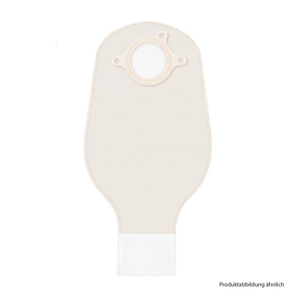 Combihesive Natura Ausstreifbeutel mit Klammerverschluss, Standard, einseitige Gürtellasche, transparent, 10 Stück - RR 70mm