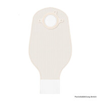 Combihesive Natura Ausstreifbeutel mit Klammerverschluss, Standard, einseitige Gürtellasche, transparent, 10 Stück - RR 70mm