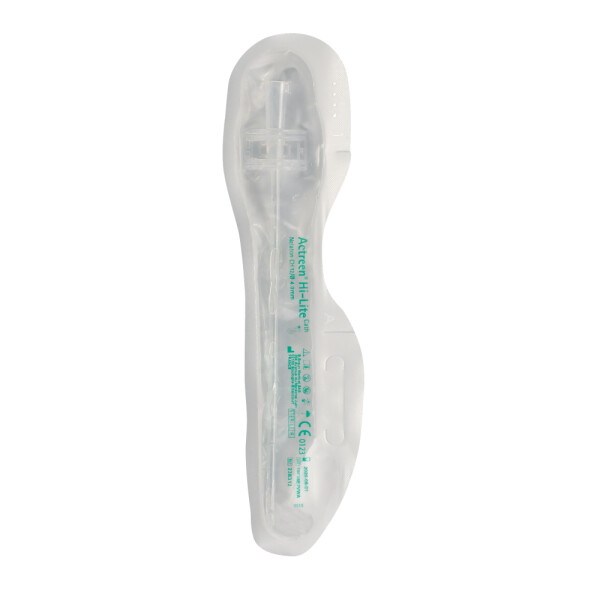 Actreen Hi-Lite Nelaton Einmalkatheter für Frauen, mit Nelatonspitze, 20cm, 30 Stück - CH 16