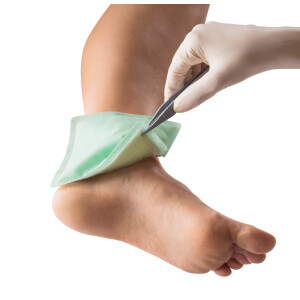 Zetuvit Plus Silicone, 10 Stück - 8x8cm