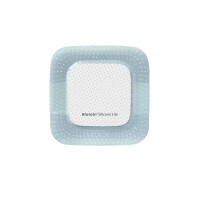 Biatain Silicone Lite Schaumverband, 10 Stück - 7,5x7,5cm