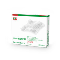 Lomatuell H Salbentüll, 10 Stück - 5x5cm