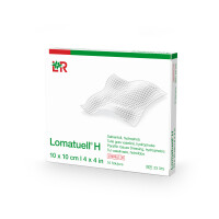 Lomatuell H Salbentüll, 10 Stück - 10x10cm
