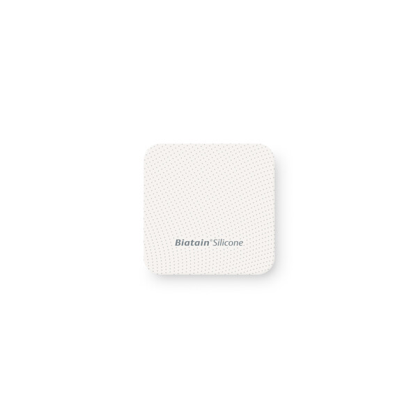Biatain Silicone Non-Border Schaumverband, 10 Stück - 7,5x7,5cm