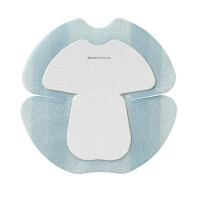 Biatain Silicone Ag Schaumverband, 5 Stück - 18x18cm (Ferse)