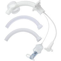 Ultrasoft Suction Trachealkanüle mit Cuff, 2 Innekanülen, 1 Stück - Verschiedene Größen