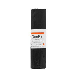 DanEx Hygienebeutel zum Zubinden, schwarz - 60 Stück