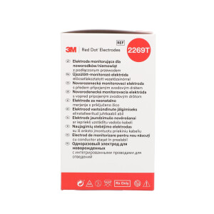 3M Red Dot Neonatal Elektroden, vorverkabelt - 30 Stück