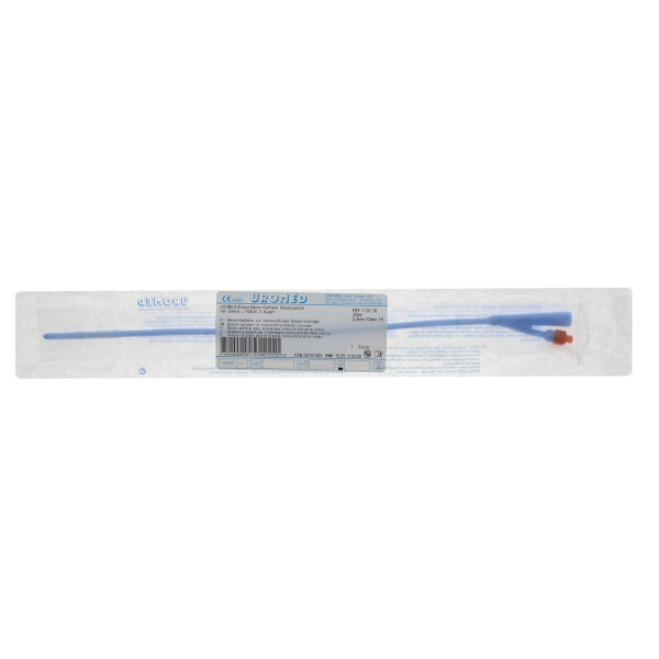 Uromed Silikon Ballonkatheter mit Nelatonspitze, 30ml - CH 16