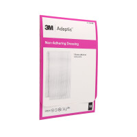 3M Adaptic non-adhering dressing feuchte Wundauflage, 10 Stück - 7,6x20,3cm