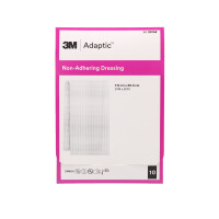 3M Adaptic non-adhering dressing feuchte Wundauflage, 10 Stück - 7,6x20,3cm