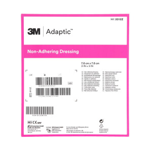 Adaptic non-adhering dressing feuchte Wundauflage, 10 Stück - 7,6x7,6cm