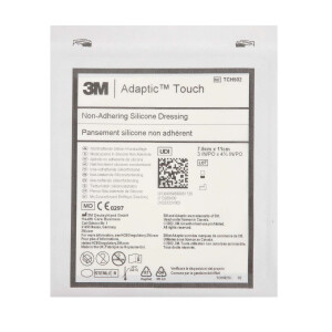 Adaptic Touch flexible Wundauflage mit offener Netzstruktur, 10 Stück - 7,6x11cm