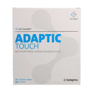 Adaptic Touch flexible Wundauflage mit offener Netzstruktur, 10 Stück - 12,7x15cm