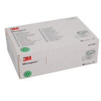 3M Micropore Vliespflaster weiß, ohne Abroller, 12 Stück -  2,5cm x 9,1m