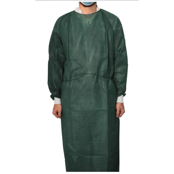 Coat Protect COMFORT, Schutzkittel aus Vlies, grün, unsteril, 136cm, REF 175553 - 10 Stück
