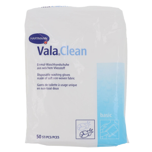 Valaclean Basic Waschhandschuhe - 50 Stück