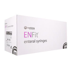pfm medical ENFit 30ml Spritze / Enterale Dispenser-Sicherheitsspritzen mit Enfit Anschluss, REF LPE30 - 80 Stück