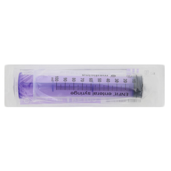 pfm medical ENFit 100ml Spritze / Enterale Dispenser-Sicherheitsspritzen mit Enfit Anschluss, REF LPE100 - 30 Stück