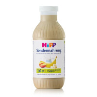 Hipp Sondennahrung, Milch Banane & Pfirsich, 1 kcal/ml - 500ml
