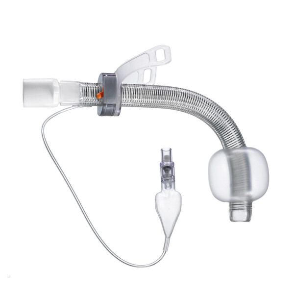 TRACOE vario XL Tracheostomiekanüle mit Cuff, extra lang, spiralverstärkt REF 451-10 - Größe 10