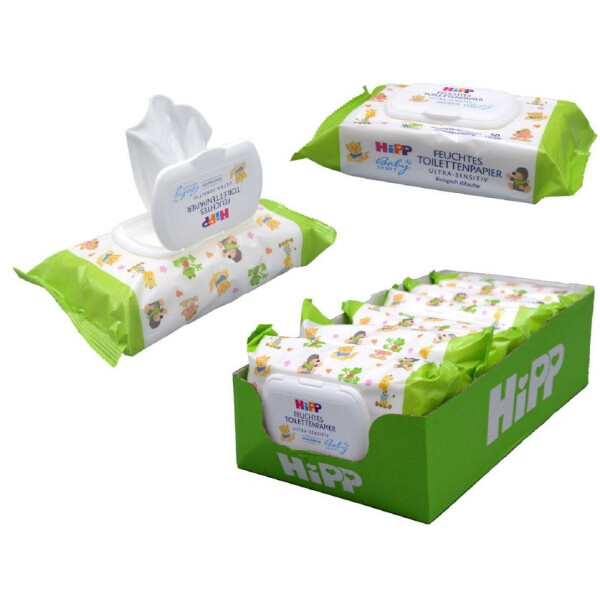HiPP Babysanft feuchtes Kinder Toilettenpapier 50 Stück