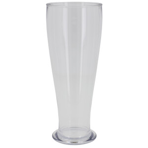 Mehrweg Weizenbierglas - SAN - glasklar - bruchfest -...