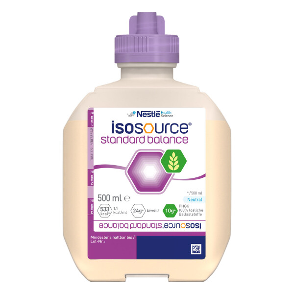 Isosource Standard Balance, optimiert für Diabetiker - 12x500ml