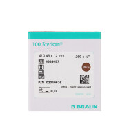 Sterican Einmalkanülen mit Luer-Lock Ansatz zur Insulininjektion, 100 Stück - 26G x 1/2