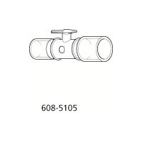 Covidien, Adapter zur Verabr. v Dosieraerosolen über TK, steril, m.MDI, Port, Art.Nr 608/5105, 10 Stück