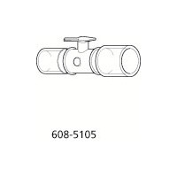 Adapter zur Verabreichung von Dosieraerosolen über TK, steril, mit MDI, Port, REF 608/5105 - 10 Stück