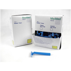 MaiMed Razor Classic Einmal-Rasierer, blau, 1 Klinge -...