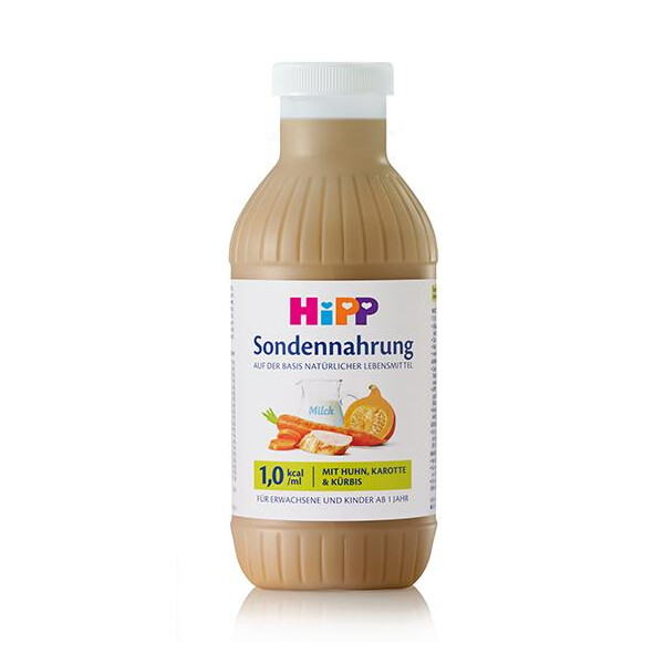 Hipp Sondennahrung 1 kcal/ml 12x500ml -  Huhn-Karotte-Kürbis